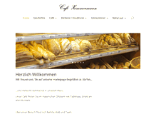 Tablet Screenshot of cafe-zimmermann-todtmoos.de